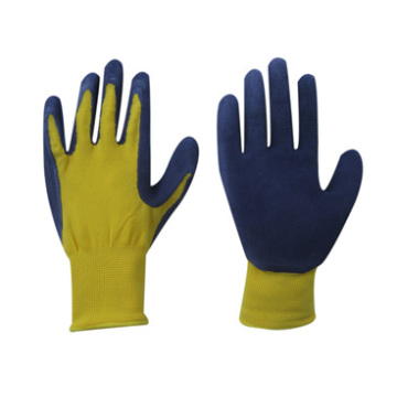 15g Polyester Liner Latex Coated Glove-5239. Y